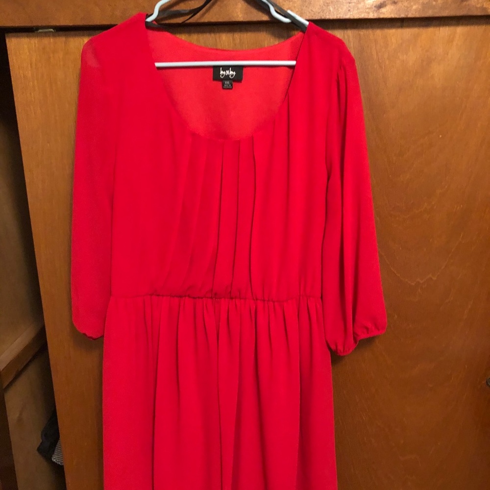 Red dress